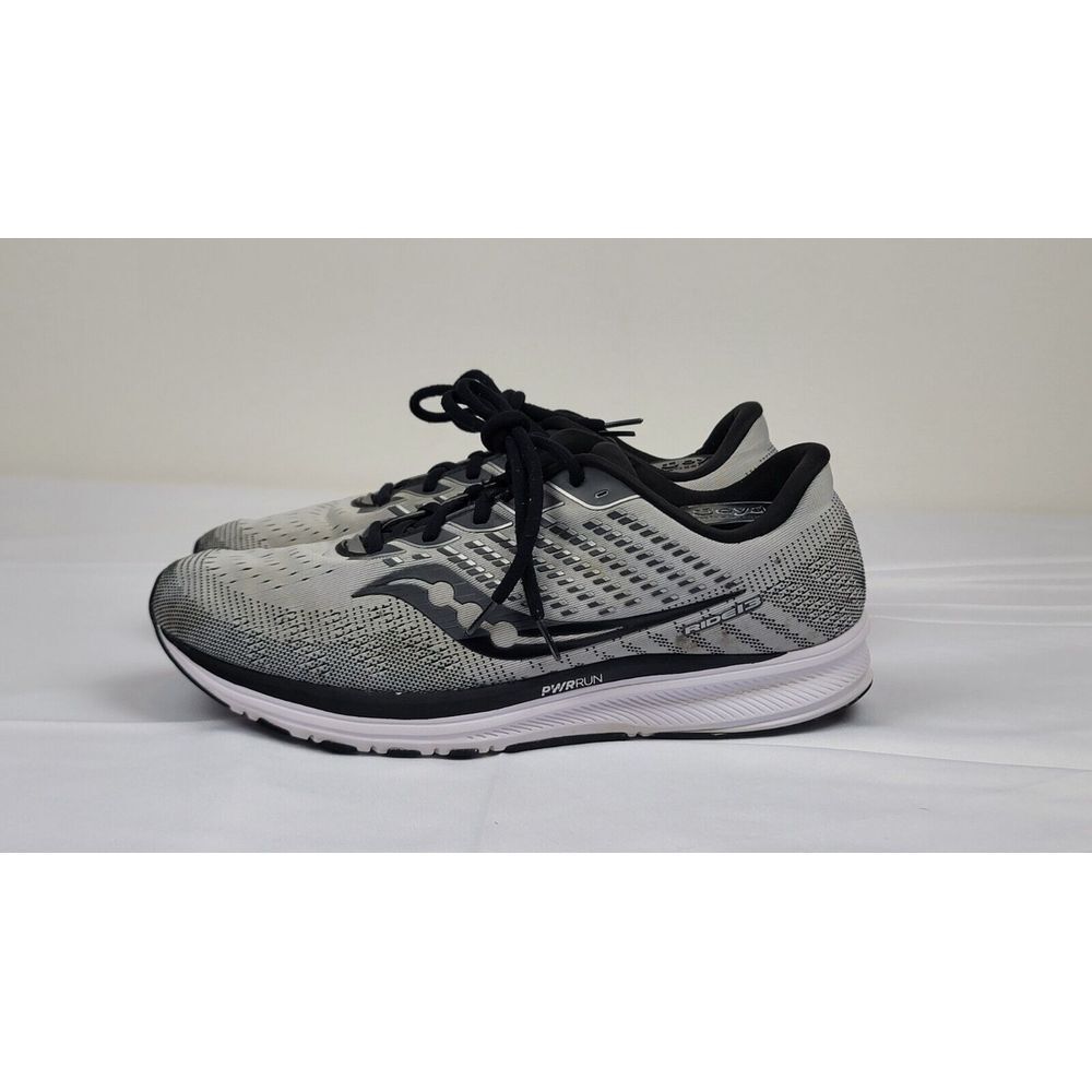 Saucony Ride 13 Running Shoes Mens 13M. Grey Athletic Sneakers S20580-40 Low Top